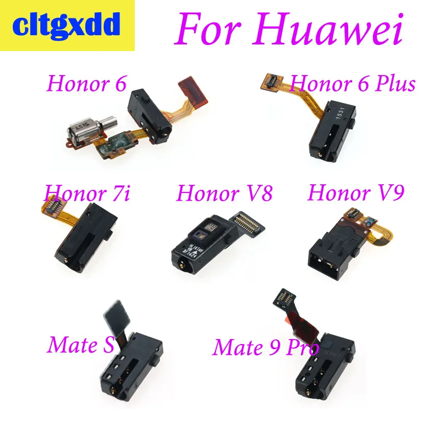 Cltgxdd наушники аудио разъем гибкий кабель для Huawei Honor 6 6Plus 7i V8 V9 Mate S 9 Pro порт