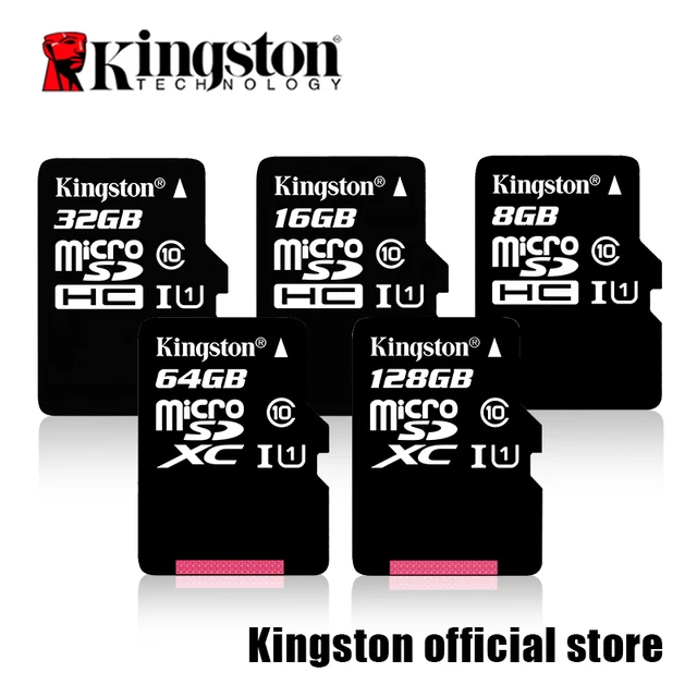 Kingston class 10 карта micro sd 16 ГБ 32 ГБ 64 ГБ 128 ГБ карты памяти c10 sdhc sdxc tf карты для смартфон