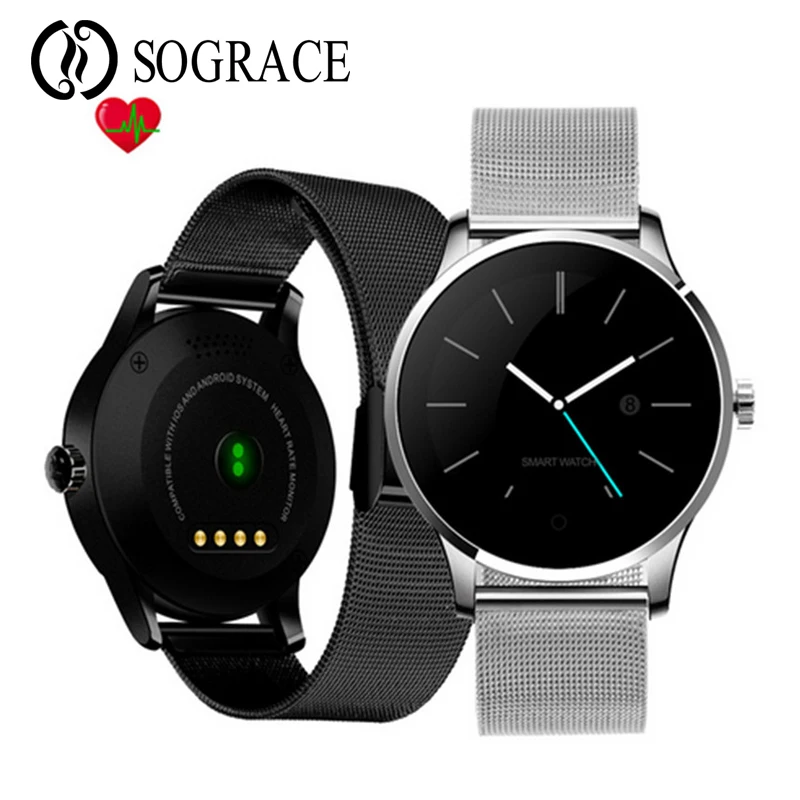 

Bluetooth K88H Smart Watch 2.5D HD IPS Round Screen Track Wristwatch Heart Rate Monitor Pedometer Sport Watch Smart Men