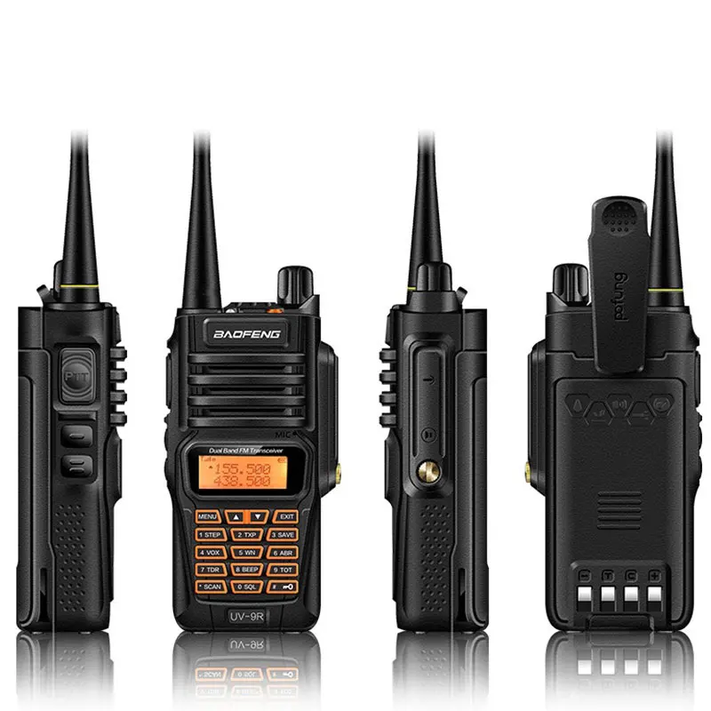 Портативная рация BAOFENG UV 9R PLUS 10 Вт водонепроницаемая Двухдиапазонная CB VHF UHF