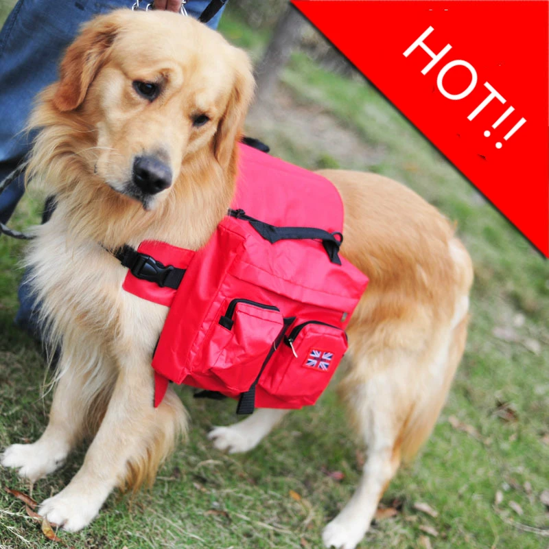 

Outdoor Large Dog Bag Carrier Backpack Saddle Bags Camouflage Big Dog Travel Carriers For Hiking Training Pet Carrier Product