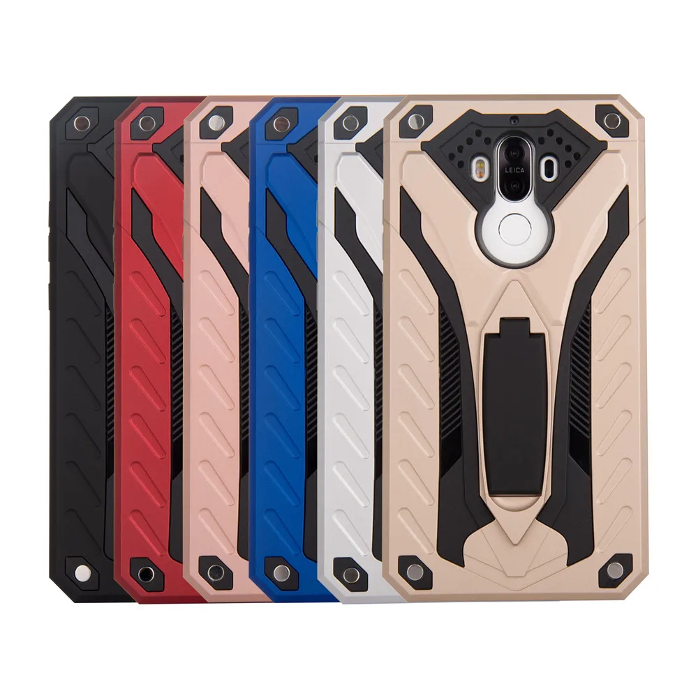 

luxury Armor Case for Huawei Mate 9 Pro Full-body Protective Skin Stand PC+TPU Shockproof Back Cover for Huawei Mate 10