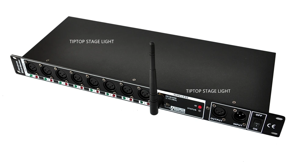 DMX512/1990 стандарт 2 4G Беспроводная Антенна DMX распределительная консоль
