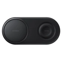 Быстрое QI Беспроводное зарядное устройство Duo Pad для samsung Galaxy S10 e 5G S10+ S9 S8 S7 S6 Edge Note9 8 Watch Active gear S3 зарядная док-станция