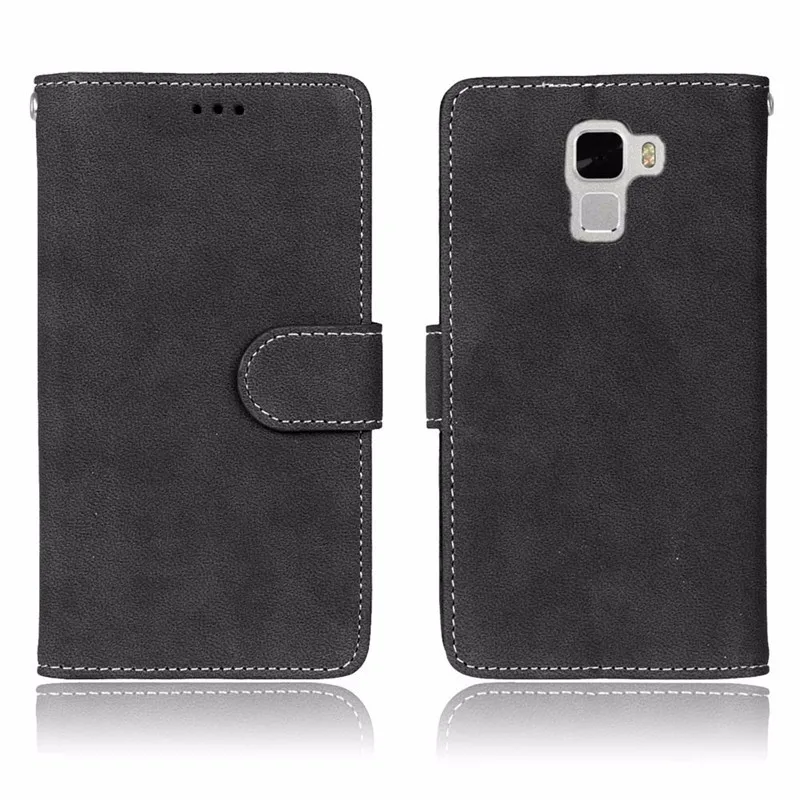 For Huawei Honor 7 Case 5.2 Wallet PU Leather Back Cover Phone Case For Huawei Honor 7 PLK-L01 Case Flip Protective Bag Skin (3)