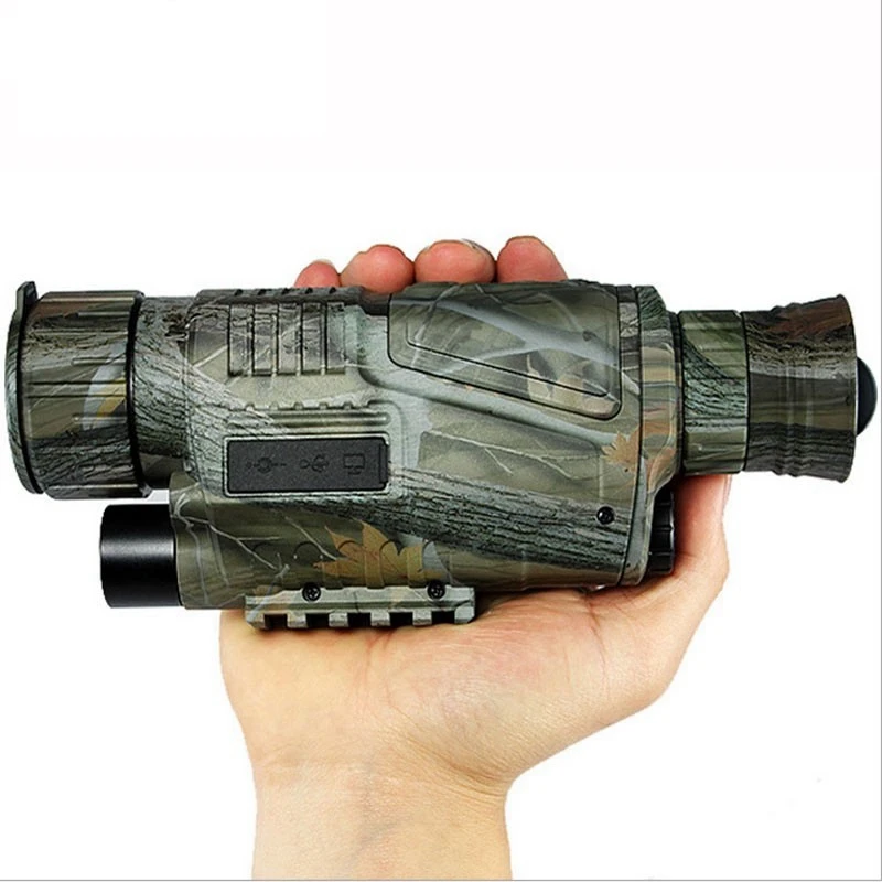 Hot Digital IR Infrared Night Vision Tactical Monocular Scope 200m 5X40 Zoom Record wg-50 snooper scope hunting Night Vision