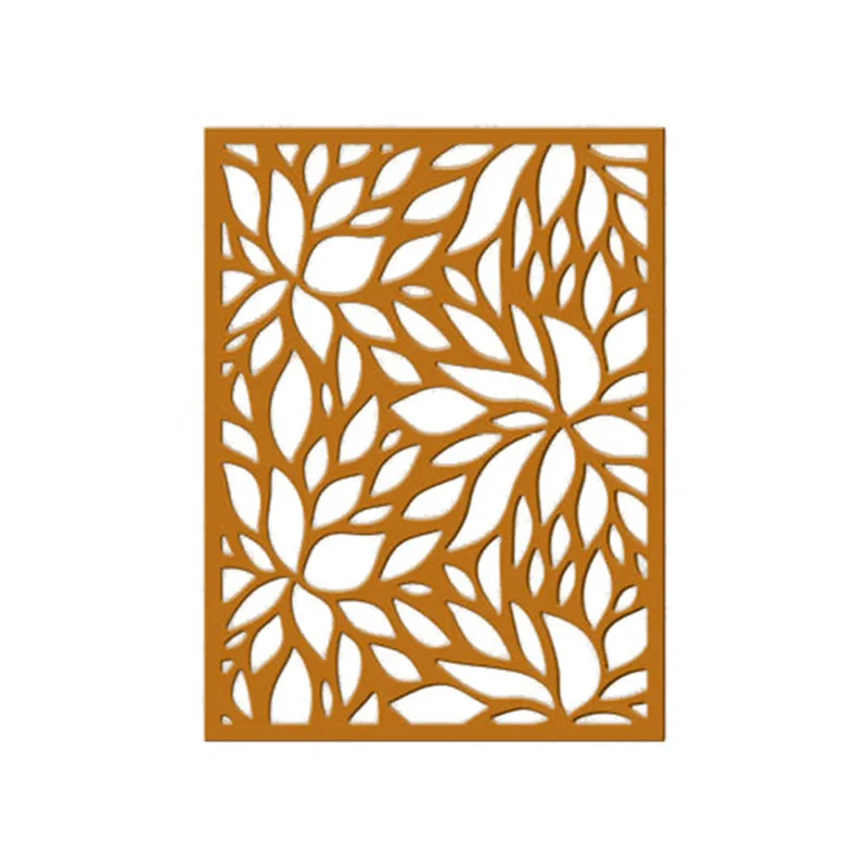 

DiyArts Dies Floral Background Frame Metal Cutting Dies Handcraft Embossing Die Stencil for DIY Scrapbook Album Card Decorative