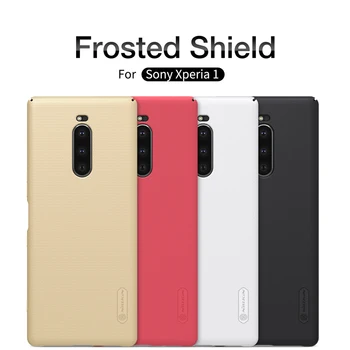 

Cover Case For Sony Xperia 1 Original NILLKIN Super Frosted Shield For Sony Xperia 1 Matte Case with Phone Holder