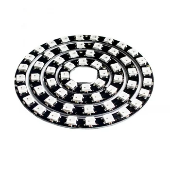 

RGB LED Ring 8/12/16/24 Bit WS2812 5050 RGB LED with Integrated Driver Drop