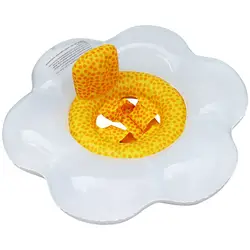 Новые Симпатичные Белый цветок поплавок пул для Для детей, на лето воды игрушка надувные ездить на Плавание кольцо детское кресло пляжное