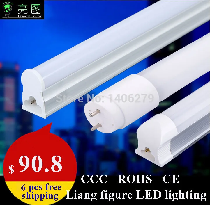 

10pcs/Lot Led Tube T5 18w 1200mm /1.2m 85-265V 2400LM Led Fluorescent Lamp Cold White/Warm White