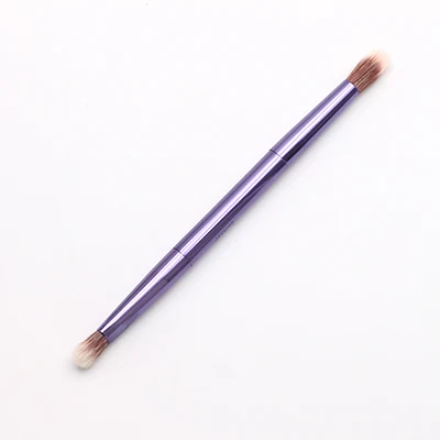 Высокое качество Профессиональный Портативный карман 2-в-1 с двумя концами тени для век Карандаш для глаз ресниц глаз складки кисти для консилера - Handle Color: AUD Purple 88M55F