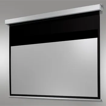 

110" Home cinema electric screen motorized Electric Auto HD Projection Screen, 16:9 display hidden projector screen