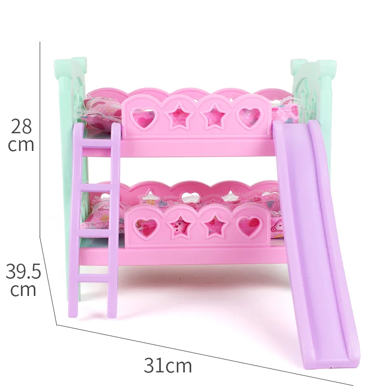  Kids Family Simulation Toy Princess Set Children's Birthday Present Little Girl Pretend Play Doll D