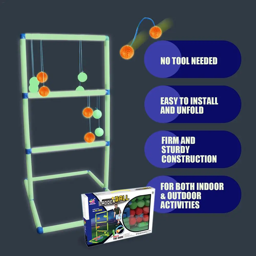 Лестница Набор для игры в мяч для двора газон кемпинг Детская Крытая спортивная игрушка мяч для взрослых детей