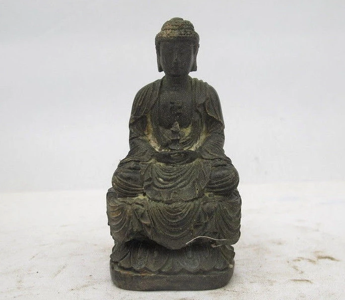 

Tibet Buddhism Hall Bronze Copper Shakyamuni Tathagata Meditation Buddha Statue