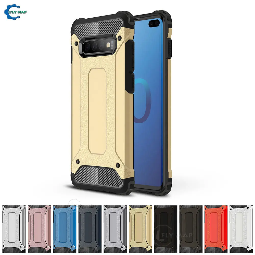 Armor Case For Samsung Galaxy S10 Plus 10S S10+ SM G975 G975F G975F/DS SM-G975F SM-G975F/ DS Silicon Protection Phone Cover Bag |
