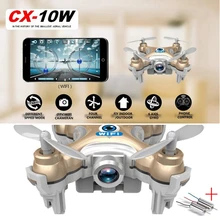 FPV Drones With Camera Cheerson Cx-10w Cx10wd Fpv Quadcopters Rc Helicopter Remote Control Toy For Kids Wifi Dron Mini Copters