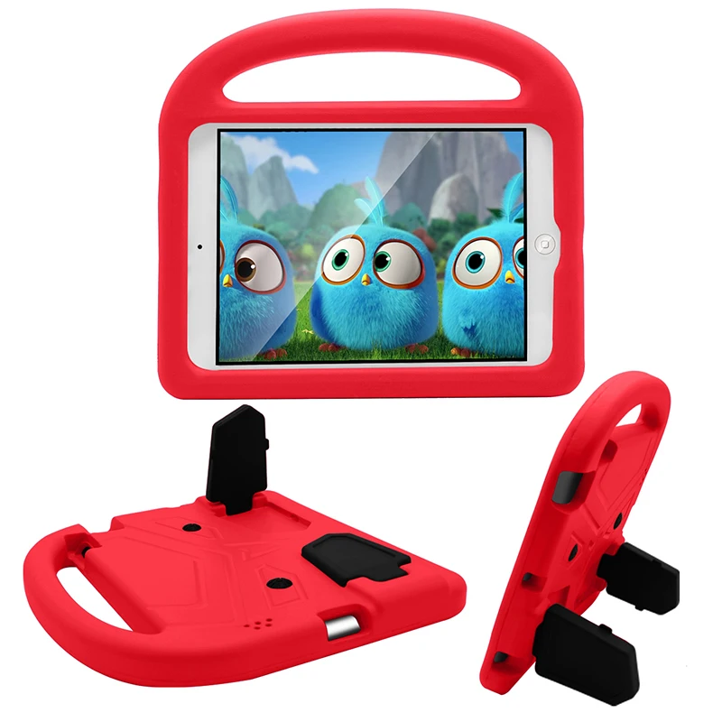 

Kids Safe Anti Slip Shockproof Full Body Protection EVA Case Cover with Kickstand and Handle for Apple iPad 2 iPad 4 iPad 3 +Pen