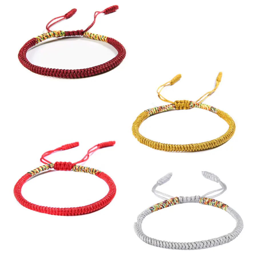 Hand woven Lucky Red Rope Bracelets for Women Men Ethnic Born Year
