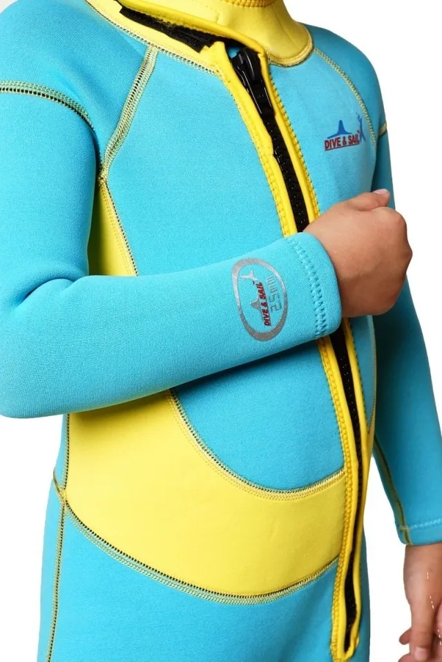 WDS-8001-5 Neoprene Wetsuit Children Kids Style Warm Switsuit Rash Guards