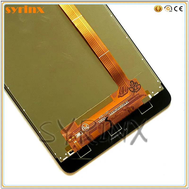 SYRINX+ лента для мобильного телефона ЖК-дисплей для Pretigio Grace R5 LTE psp5552 psp 5552 duo ЖК-дисплей кодирующий преобразователь сенсорного экрана в сборе