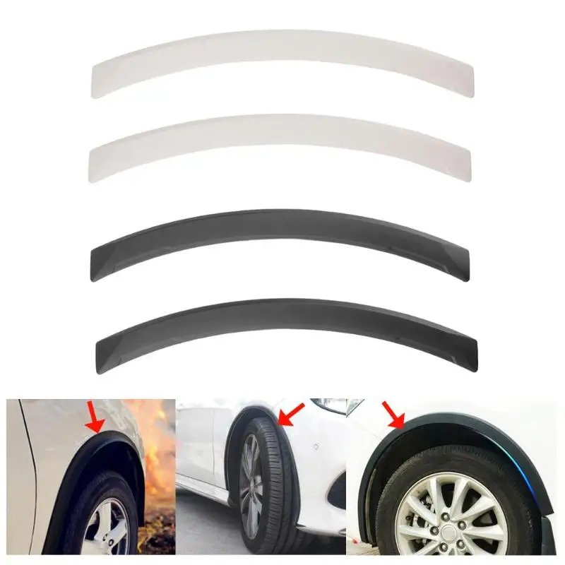 Beste 2 Stks Universele Universele Arch Auto Wiel Wenkbrauw Wielkasten Auto Spatbord Protector Strips Auto Auto Vervangende Onderdelen