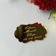 Пользовательское имя сувенир для свадебной вечеринки декор персонализированное имя свадебный подарок бирка DIY вечерние украшения