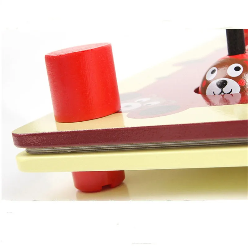 Деревянные милый детский комплект одежды «панда» для рабочего стола, обучающие игры игрушки для детей Рождественский подарок игрушка для