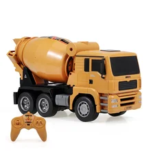 1:18 2,4 г 6 канальный Бетономешалка инженерный RC грузовик с светильник строительная техника игрушки для грузовых автомобилей RC для детей