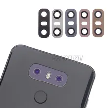 Wangfuzhi для LG G6 сзади Камера Стекло Запчасти для объективов с клей Стикеры