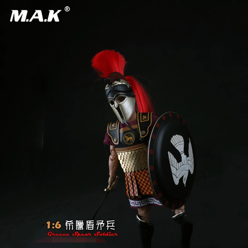 

ZH008 Collections 1:6 Greece Shield Spearmen Soldier Action Figure Model Toys Teutonic Knights Medieval Knight Figure Model