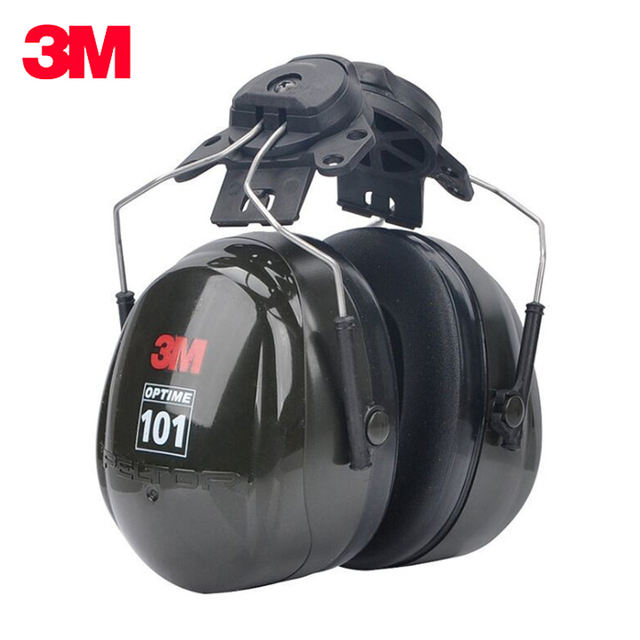 3M Hard Hat Earmuffs, Driver / Worker Outdoor Noise Protector