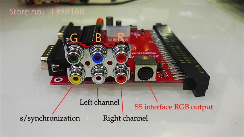 CBOX JAMMA в дБ 15PIN IDE Joypad плата преобразования JAMMA CBOX конвертер SCART выход для JAMMA аркадная игра PCB SNK материнская плата