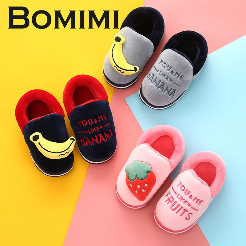 BOMIMI Kids SlippersBoys And Girls Baby Fruit, Banana, Strawberry