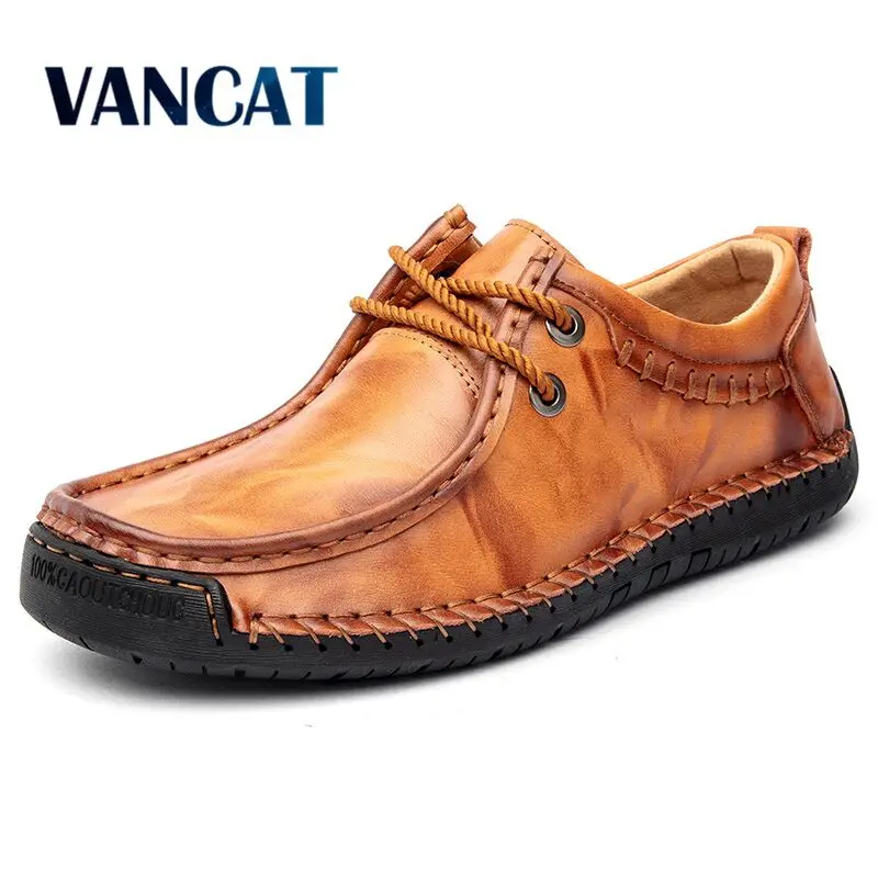 Men's Driving Shoes Men Cow Leather Loafers Fashion Men's shoes Handmade Casual shoes Breathable Moccasins Flats Big Size38-48