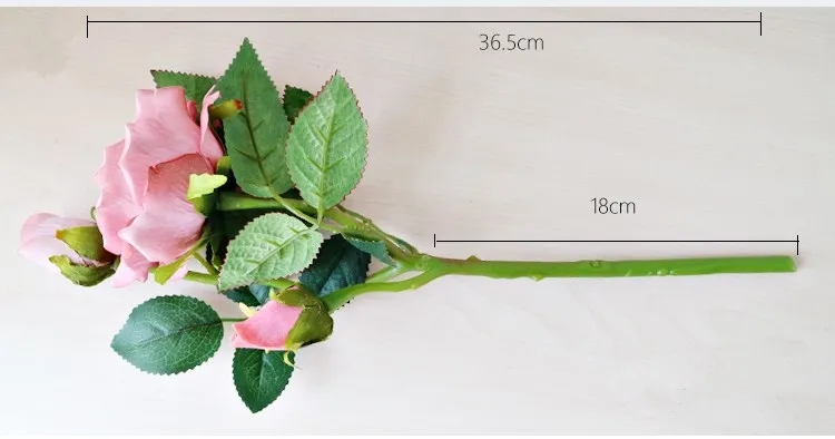 3 головы шелковые фланелевые розы Свадебные украшения искусственные розы искусственные цветы для домашнего украшения стола шелковые цветы