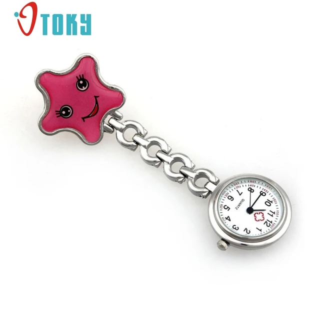 OTOKY Nurse Clip-on Fob Brooch Pendant Hanging watch Star Pocket Watch relogio f OTOKY Nurse Clip-on Fob Brooch Pendant Hanging watch Star Pocket Watch relogio f