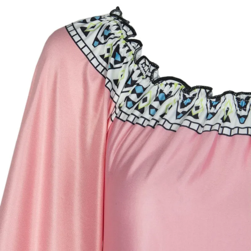 Aproms в стиле бохо элегантное женское летнее платье High Street с открытыми плечами платье-туника сарафан Европейский сексуальный vestidos mujer