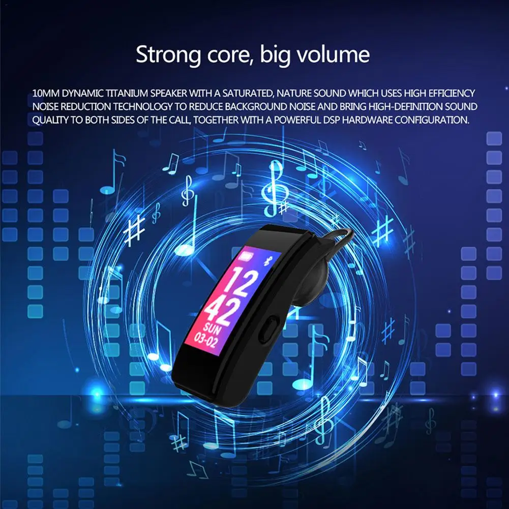 Новый умный браслет часы Talkband iy3 беспроводные Bluetooth наушники звонки шагомер