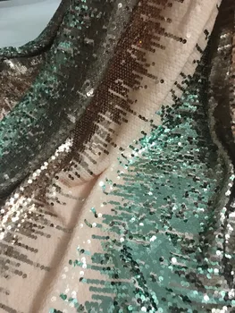 

Wholesale embroidered Mesh Tulle fabric nice looking sequins Nigerian lace fabrics