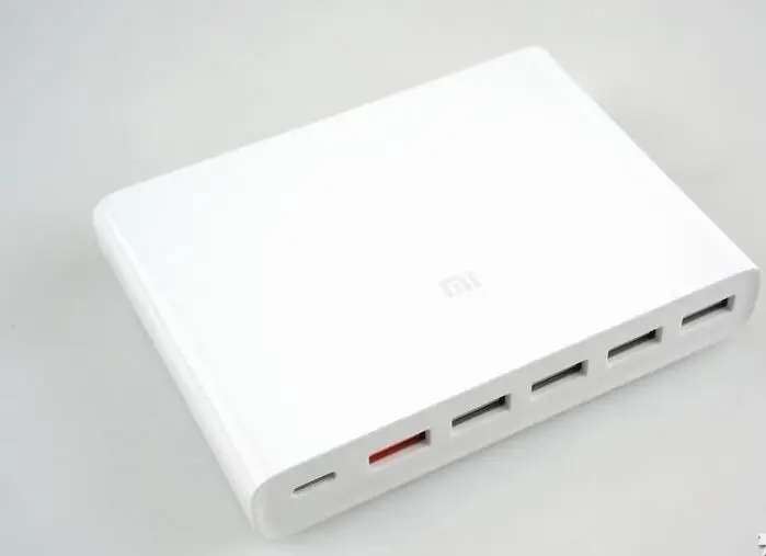 Оригинальное зарядное устройство Xiaomi USB-C 60 Вт Быстрая зарядка type-C& USB-A 6 порты вывода Dual QC 3,0 быстрое зарядное устройство для смартфона планшета