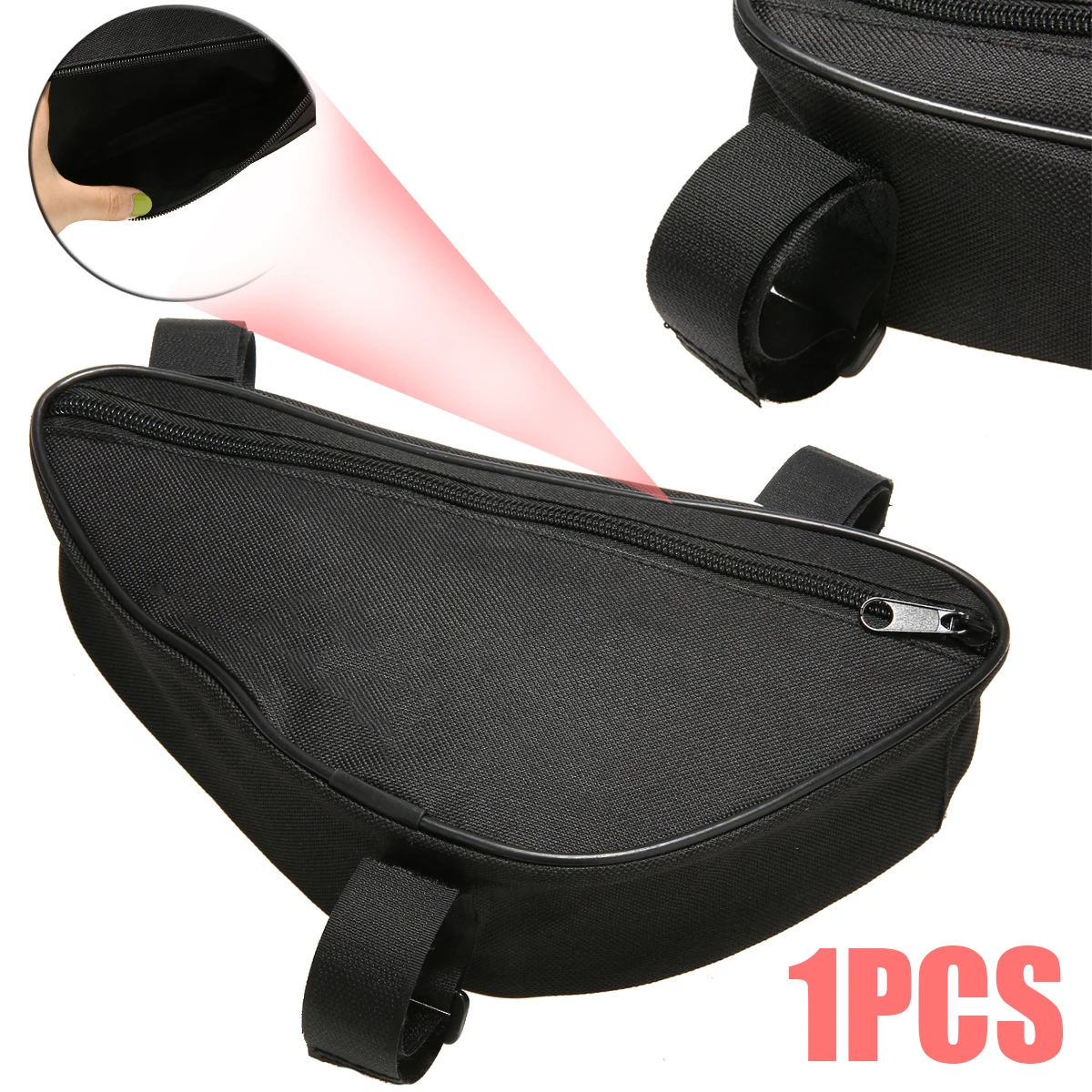 1PC MTB Bike Bicycle Cycling Top Tube Triangle Front Frame Storage Bag Triangle Bike Pouch Holder Bike Accessories Saddle Bag
