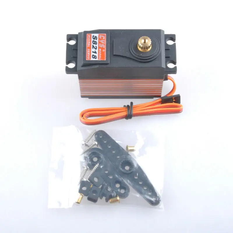 RCmall CYS-S8218 Digital Servo RC Quadcopter 6V-7.2V Metal Gear High Torque Servos RC Car Boat Robot For DJI Drones DIY FZ1473 (6)