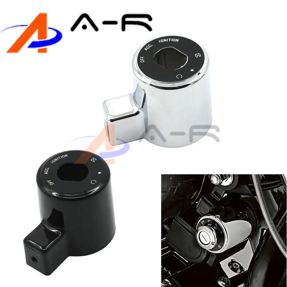 

Ignition Switch Control Key Decoration Cover Cap for Harley Sportster 1200 Custom XL1200C 2011 1200 Nightster XL1200N 2009-2012