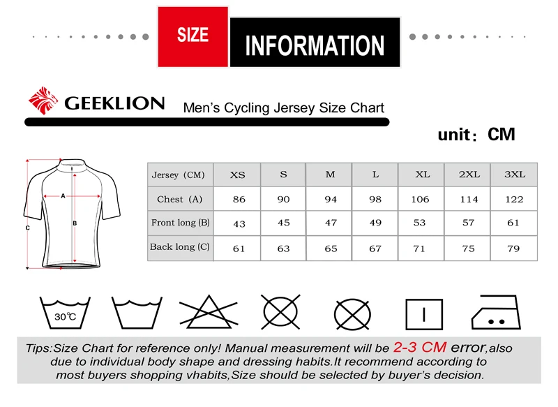 Новое поступление Geeklion импортная ткань Велоспорт Джерси лето унисекс короткий рукав лето PRO Fit воздухопроницаемая одежда для катания на велосипеде