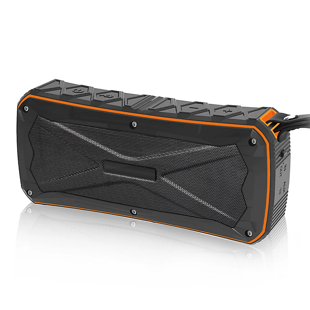 

S610 Portable Waterproof Wireless Bluetooth Speaker Double Horn Subwoofer Outdoor Speaker Support FM Radio TF Card