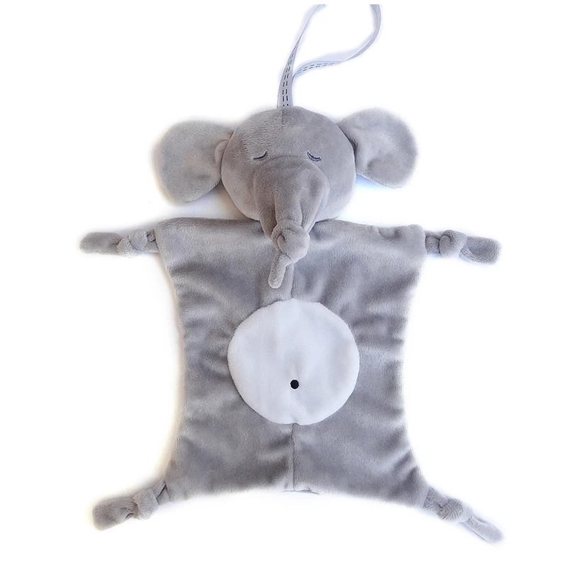 Новорожденный Бланки успокаивающее полотенце детские игрушки, животные Форма младенческой ребенка подарок мягкое успокаивающее полотенце развивающие плюшевые игрушки
