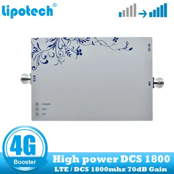 

lintratek 4G GSM DCS 1800mhz High Gain cell phone Signal Booster lte 1800 cellular repeater 4g internet network Amplifier