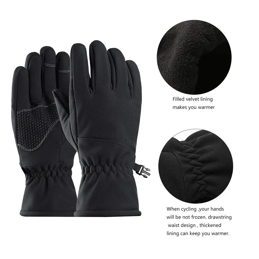 

Winter Waterproof Windproof Gloves Snow Gloves Ski Warm Full Finger Ski Gloves For Outdoor Motorcycle Cycling
